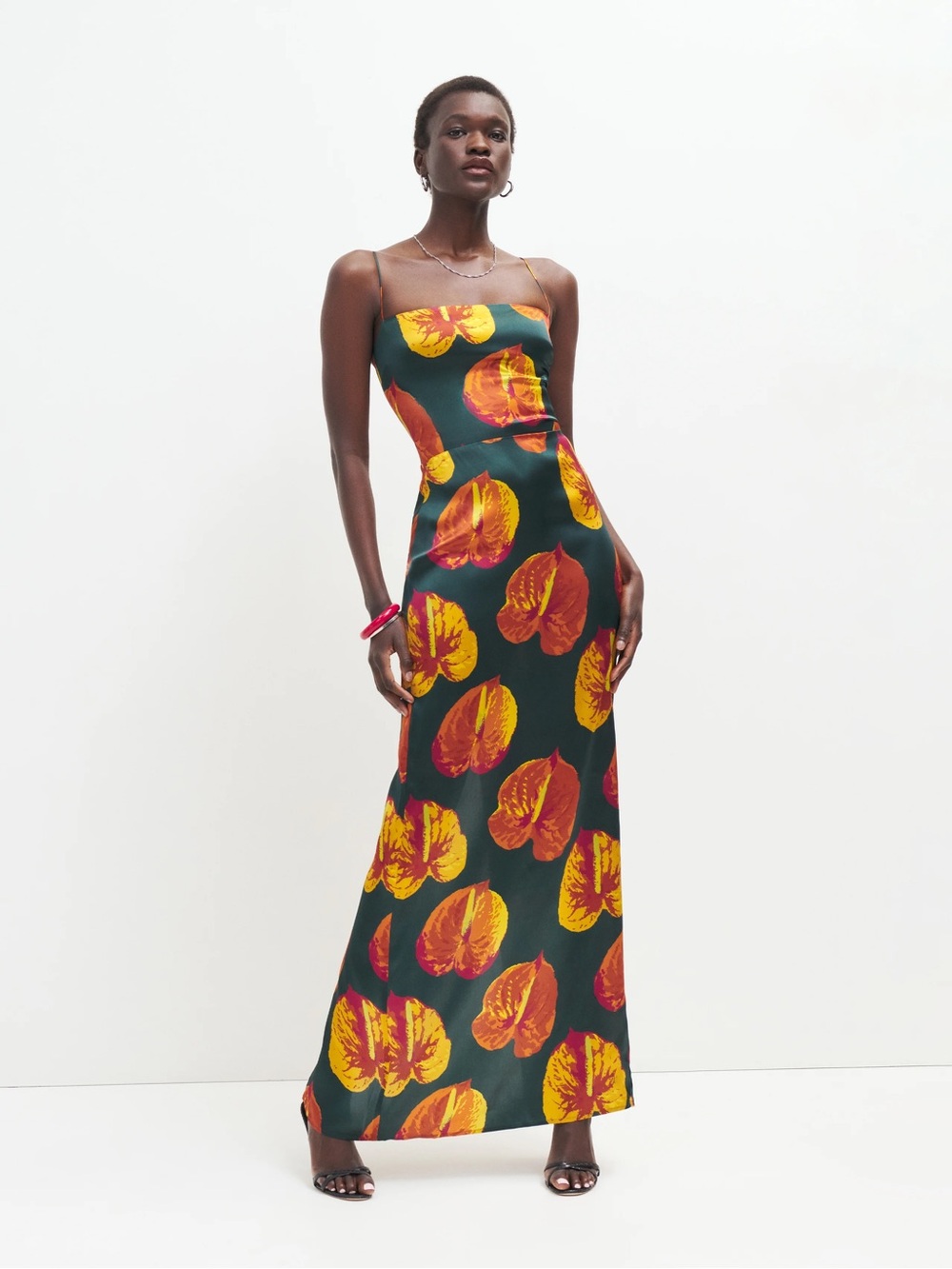 Reformation Frankie Maxi Dress in Daiquiri Green